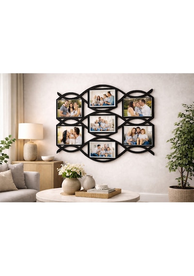 Modern Şık Resim Çerçevesi 7li Oval Mrcçerçevelerim10001232