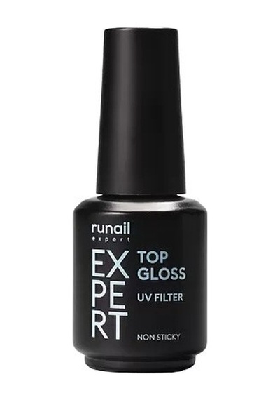 Runail Expert Top Gloss Uv Filtreli Yapışkan Katsız 18ml 118