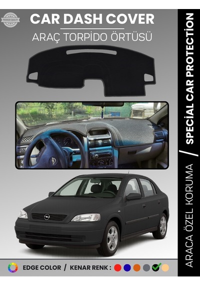 Opel Astra G 1998-2004 Torpido Örtüsü Ön Göğüs Koruma Torpido Koruma Tam Uyum Çatlamayı Önler - 470 Stiloto