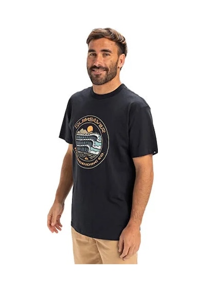 Quiksilver Ev Three Seas Ss Erkek Günlük Tişört Eqyzt08051-ktp0 Lacivert Lacivert