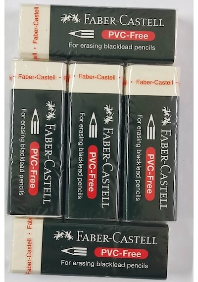 Silgi-faber-castell Büyük Boy Beyaz Silgi-5 Adet