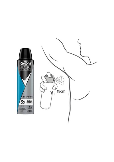 Men Clinical Protection Erkek Sprey Deodorant Confidence 150 Ml 2li Paket