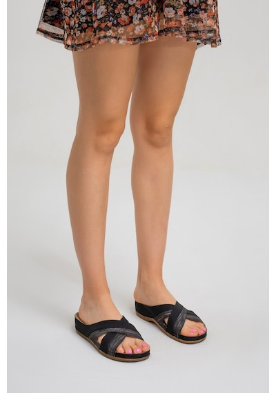 Carlaverde Anatomic Kadın Terlik 5908 Sıyah Siyah