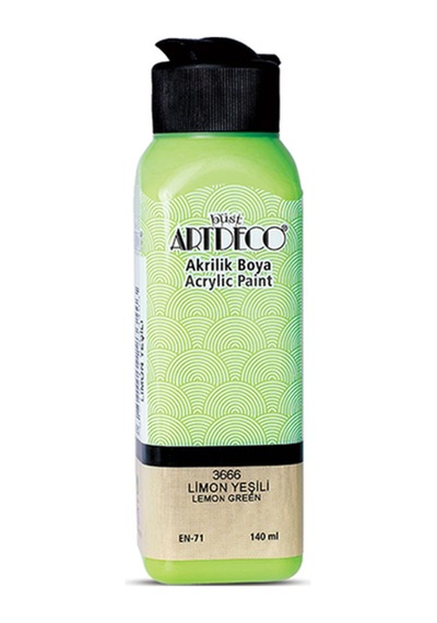 Akrilik Boya 140ml Limon Yeşili 3666 Yeşil