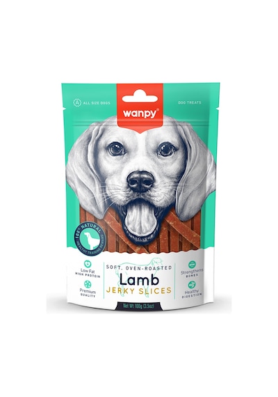 Wanpy Köpek Ödül Lamb Jerky Slices