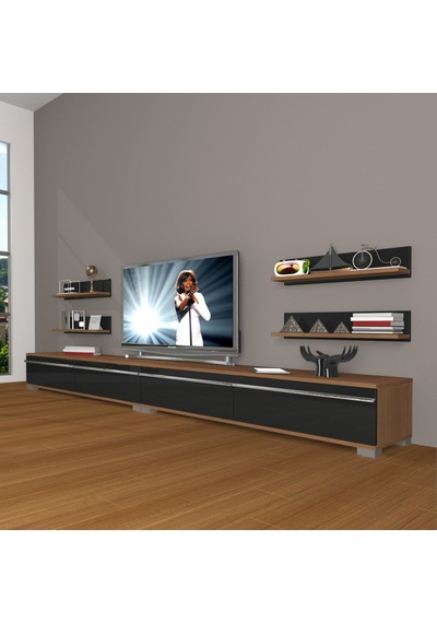 Decoraktiv Eko 360r Mdf Tv Ünitesi Tv Sehpası Ceviz - Beyaz