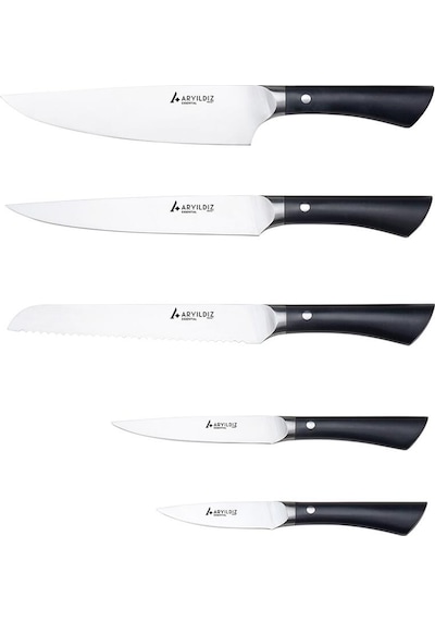 Aryıldız Essential 6 Parça Bıçak Seti Siyah