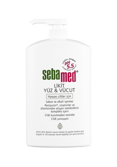 Sebamed Likit Yüz Ve Vücut 1000 Ml