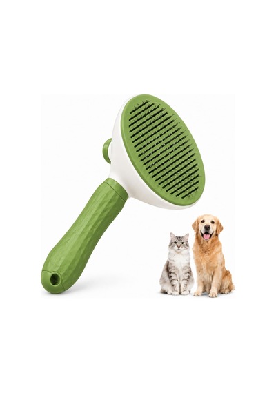 Getmeev Kedi Ve Köpek Tüy Toplama Tarak Basmalı Kendini Temizleye