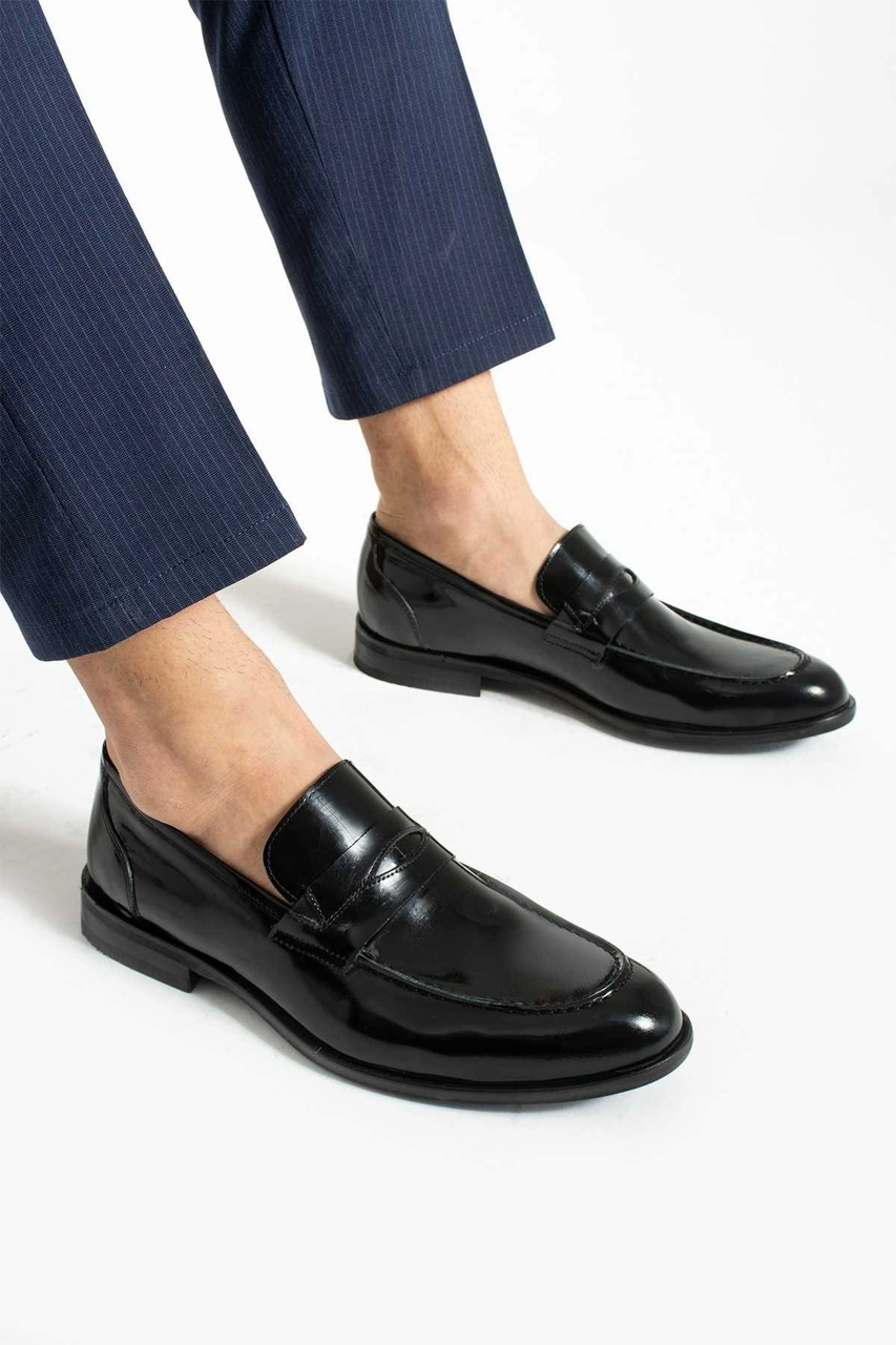 Bestello Bağcıksız Eva Taban Loafer 331-46610 Erkek Ayakkabı Sıyah Acma