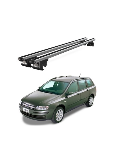 Venüs Fiat Stilo 2002-2008 Uyumlu Gri Ara Atkı Port Bagaj Tavan Barı