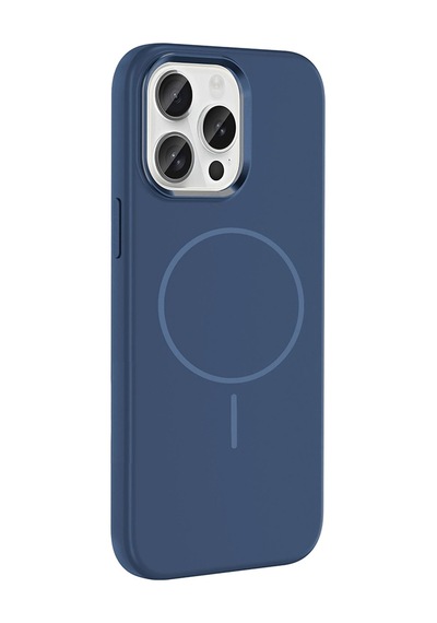 Apple Uyumlu iPhone 15 Pro Max Kılıf M-safe Şarj Özellikli Metal Kamera Çerçeveli Zore Edi Silikon Kapak