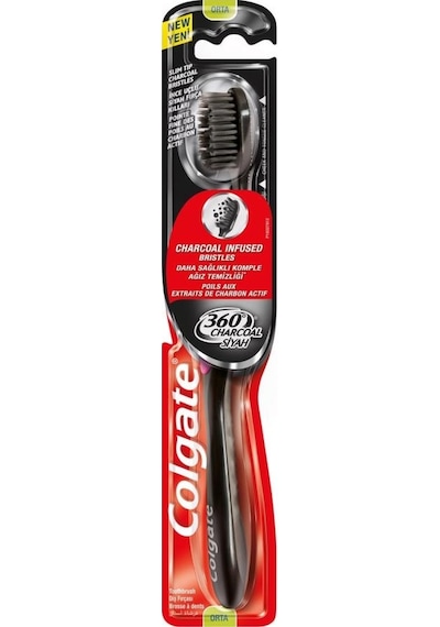 Colgate 360° Charcoal Diş Fırçası Medium