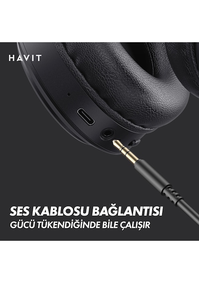 Havit H633BT Bluetooth 5.1 Kulak Üstü Kulaklık
