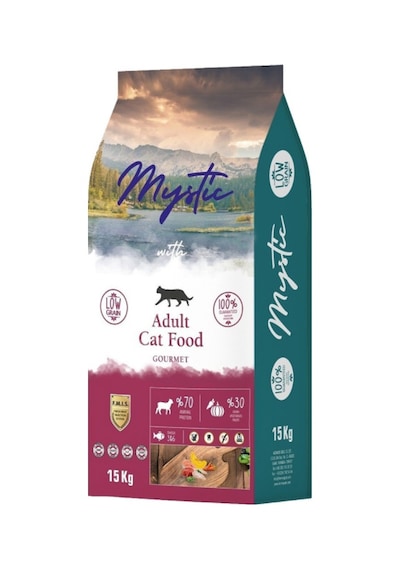 Mystic Gourmet Gurme Az Tahıllı Yetişkin Kedi Maması 15 KG