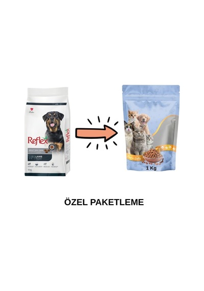 Reflex Kuzu Etli Yetişkin Köpek Maması Paketten Bölme Doypack 1 Kg