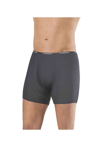 Bambu Düz Renk Erkek Boxer Füme - 1275a Beden: L Standart