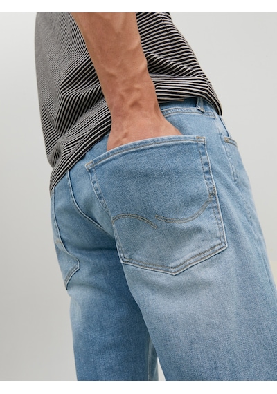 Jack & Jones Mike Original 011 Comfort Fit Jean - 12209630 Blue Denim