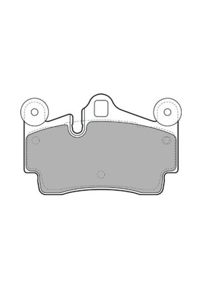 Vw Touareg 3.0 V6 Tdi 2007-2010 Delphi Arka Fren Balatası