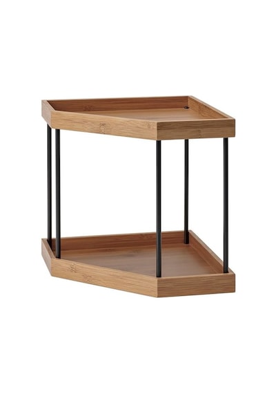 Ikea Nålblecka Tezgah Üstü Düzenleyici, Metal-bambu, 28x28x28 Cm