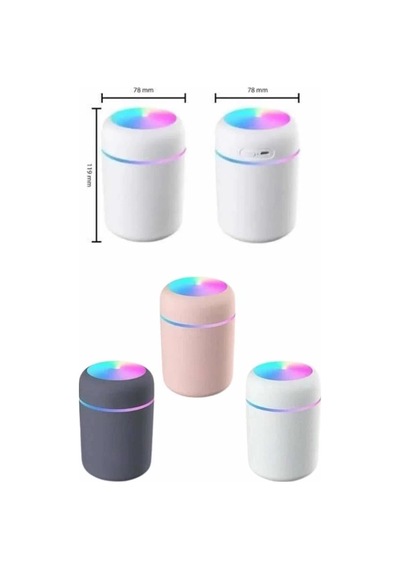 Bfs Rgb Işıklı Ulrasonik Ledli Hava Nemlendirici Buhar Makinesi Buhardanlık