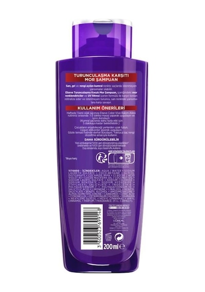 Elseve Mor Şampuan 2 x 200 ML
