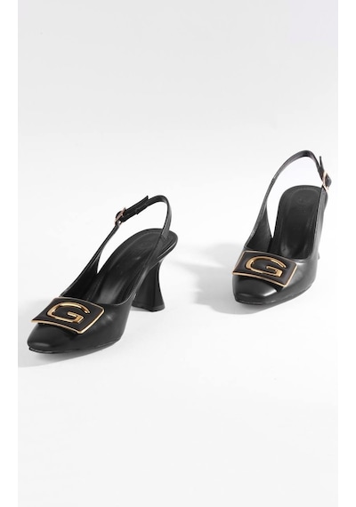 Paris Shoes Paris Siyah G Aksesuarlı Günlük Topuklu Ayakkabı W24234-siyah Siyah