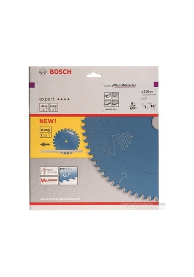 216 X 30 X 2,4 Mm Daire Testere Bıçağı, Çoklu Malzeme Kesimi İçin