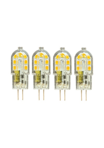 4 Adet Osaka 12volt 3w Sarı Işık 3000k G4 Duylu Led Kapsül Ampul