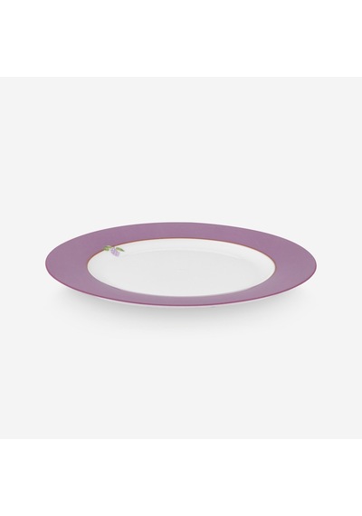 Mor Porselen Kahvaltı Tabağı 21 Cm
