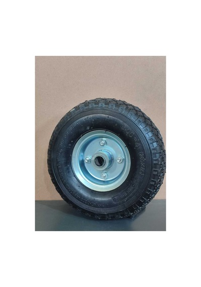 260x85 Mm Çelik Jant Tekerlek Siboplu Bilyeli Rulmanlı Havalı Dublex El Arabası Yük Taşıma Tekeri