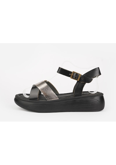 Kuum London Orthopedix K8409 Hakiki Deri Kadın Sandalet 001
