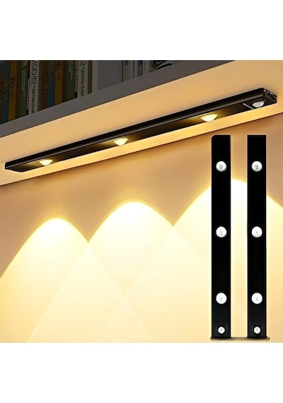 Cata 3 Watt Ledli Bella Slim Cabinet Usb Şarjlı Sensörlü 3 Renk Işık Armatür Ct-2464