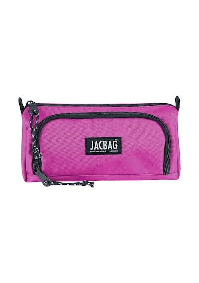 Jacbag Prime Xl-lastik Ayraçlı İki Bölmeli Kalem Kutusu Prime Xl-pembe renkli