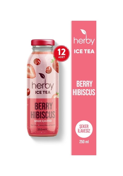 Herby Ice Tea Berry Hibiscus 12 x 250 ML