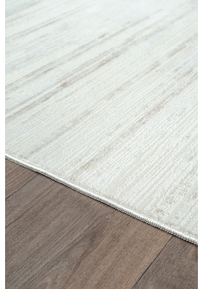 Bambum Soft Düz Desen Modern Bambu Saten Halı Kaymaz Taban Yıkanabilir Salon Mutfak Halısı 1002 Bej