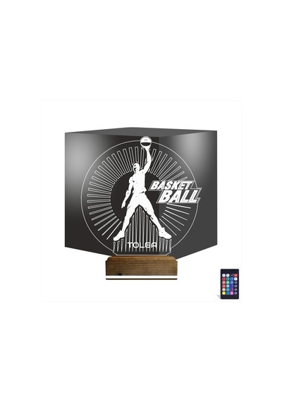 Luvivia Basketbol Nba Kişiye Özel 3d Lamba - Masa Gece Lambası