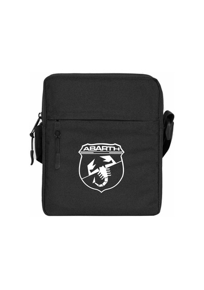Abarth White Logo Siyah Omuz Çantası