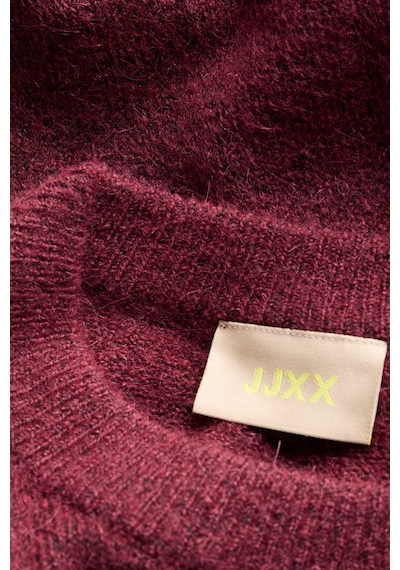 Jack & Jones Jxevi Crew Neck Knit Kadın Kazak Kırmızı