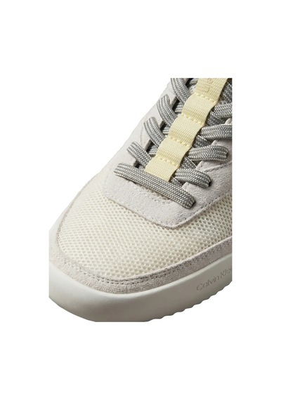 Calvin Klein Low Pro Runner Refl, 0lr Krem Kadın Spor Ayakkabı