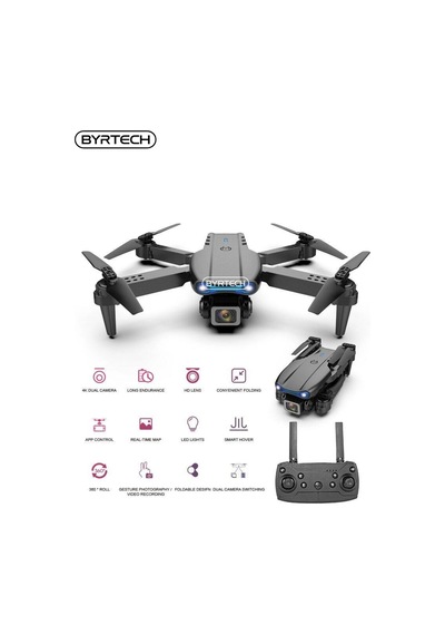 Sh Kaydı Gerektirmeyen Drone - Renk: Siyah, Kamera Özelliği: 4k, Gps, Uçuş Mesafesi: 1000m-2000m