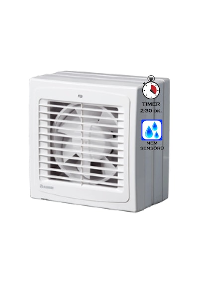 Blauberg Wind 150 H Cam Tipi Fan Timer+Nem Sensörü