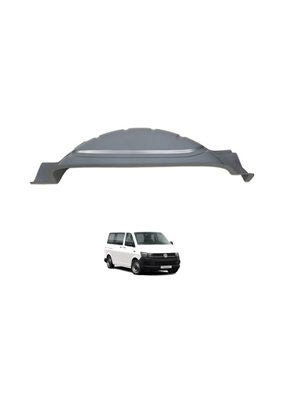 Vw Transporter T6 Kasa İçi Davlumbaz Kaplama - Uzun Şase 2 Parça 2015-2023