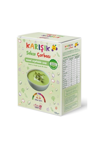 Aşçı Anne Karışık Sebze Çorbası - 6 + Ay