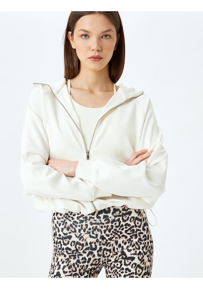 Koton Kapüşonlu Fermuarlı Cep Detaylı Rahat Kalıp Kalın Modal Kumaş Sweatshirt Ekru 5wak10103nk Ekru Koton Kapüşonlu Fermuarlı Cep Detaylı Rahat Kalıp Kalın Modal Kumaş Sweatshirt Ekru 5wak10103nk Ekru
