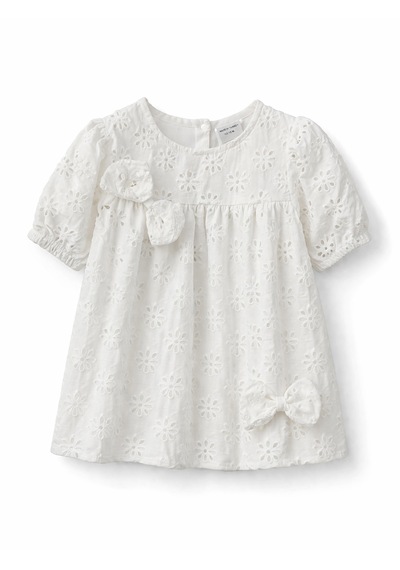 Baby Lory Kids Store Çıkarılabilir Kurdeleli Detaylı Elbise Beyaz Baby Lory Kids Store Çıkarılabilir Kurdeleli Detaylı Elbise Beyaz