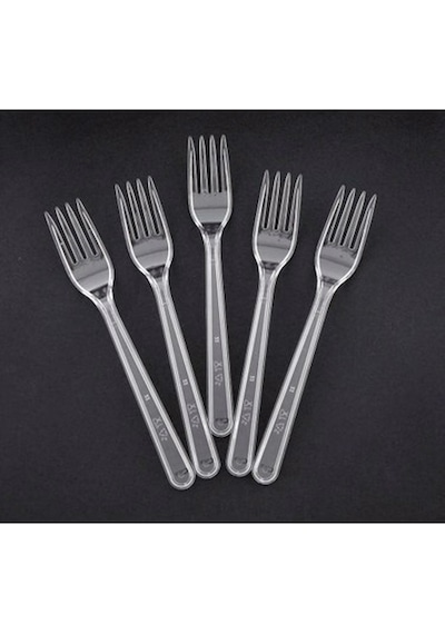 Plastik Çatal Plastik Lüx Çatal 1 Paket 200'Lü
