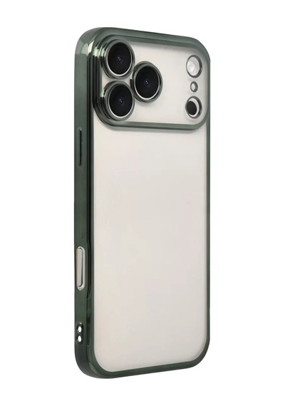 Newface Apple İphone 17 Pro Razer Lensli Silikon - Yeşil