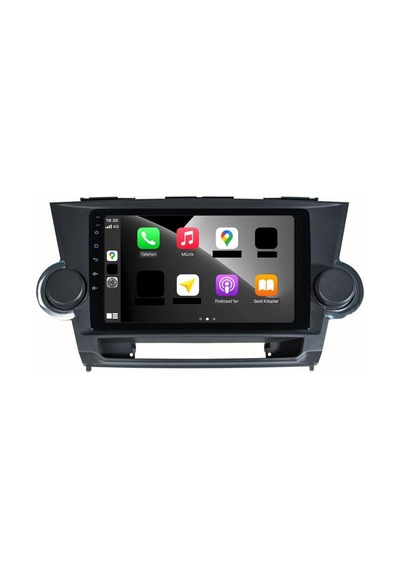 Toyota Highlander Android Multimedya Sistemi 4-64 Cadence 2007-2013 +360 Kamera 9"