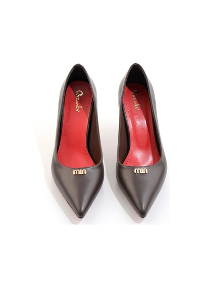 Bambi Kahve Kadın Klasik Topuklu Ayakkabı K01231461709 Kahve